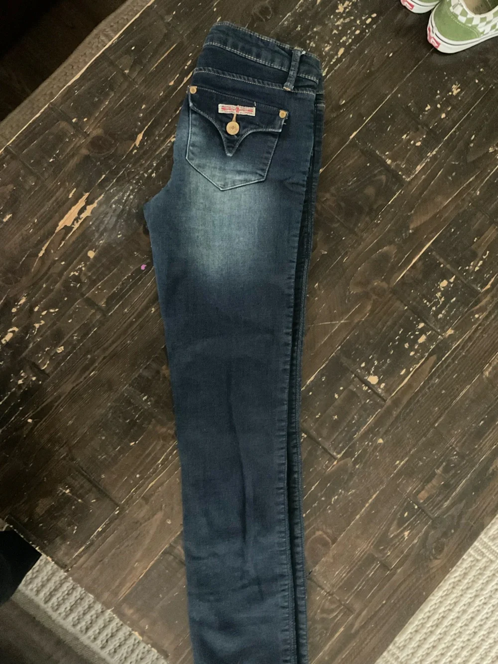 Hudson Jeans Kids Dark Blue Washed Stretch Jeans